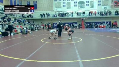 103 lbs Round 2 - Jessica Cottings, Linfield University vs Diamond Lopez, Southern Oregon University