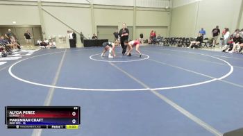 100 lbs Semis & 1st Wrestleback (8 Team) - Alycia Perez, Illinois vs Makennah Craft, Ohio Red