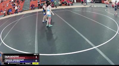 70 lbs Round 1 - Talin Novotny, Hawks Wrestling Club (Lincoln) vs Pierson Grindstaff, MWC Wrestling Academy