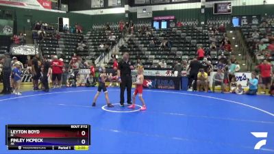 53 lbs Semifinal - Leyton Boyd, IN vs Finley McPeck, AK