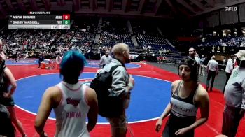 155 lbs 5th Place Match - Gabby Waddell, Pepperell vs Aniya McIver, Arabia Mountain