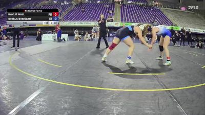 180 lbs 2nd Wrestleback (16 Team) - Kaylie Hall, Presbyterian vs Stella Steigler, King University