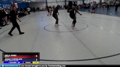 180 lbs Cons. Round 4 - Jayla Jones, Quincy vs Jessica Komolafe, Joliet Junior College