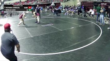 150 lbs Cons. Round 2 - Victoria Carbajal, Grand Island Legacy Girls Wrestling Club vs Brielle Lozo, Arlington Eagles