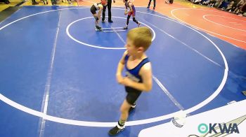 55 lbs Quarterfinal - Rhett Bush, Caney Valley Wrestling vs Luke Olsen, Mojo Grappling Academy