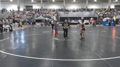 Girls 107 lbs Quarterfinal - Robyn Simmons, Stewarts Creek High School Girls vs Saniya Hammonds, Cleveland High School Girls