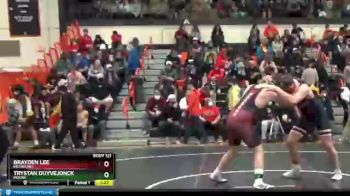 220 lbs Champ. Round 1 - Brayden Lee, MILTON (WI) vs Trystan Duyvejonck, MOLINE