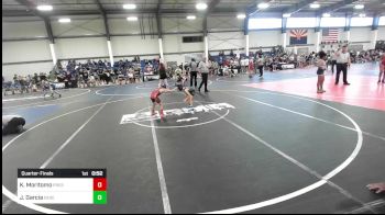 62 lbs Quarterfinal - Keilan Moritomo, Prescott Valley Bighorns vs Javen Garcia, Desert Dogs WC