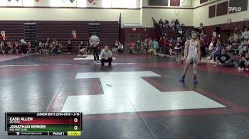 J-15 lbs Cons. Semi - Jonathan Kerker, USA MAT CLUB vs Cash Allen, DC ELITE