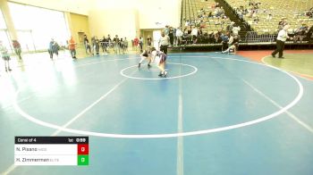 83-M lbs Consi Of 4 - Nicholas Pisano, Middlesex vs Hugh Zimmerman, Elite Wrestling