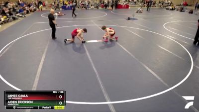 126 lbs Cons. Round 3 - Aiden Erickson, Minnesota vs James Ojala, The Avengers