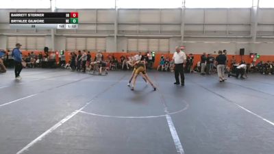 88 lbs Round 5 (6 Team) - Barrett Sterner, Dayton Bandits vs Brynlee Gilmore, Warner Elite