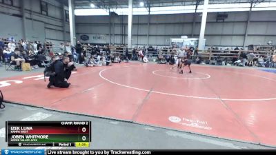 105 lbs Champ. Round 2 - Joben Whitmore, Upper Valley Aces vs Izek Luna, Nampa West