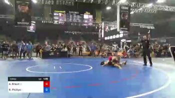 126 lbs Round Of 64 - Alex Braun, Minnesota vs Ryan Phillips, Florida