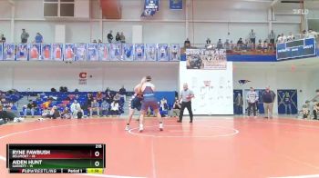 215 lbs Semis & Wb (16 Team) - Aiden Hunt, Garrett vs Ryne Fawbush, Bellmont