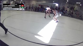 163 lbs Cons. Round 3 - Cory Langenberg, Milford Wrestling Club vs Dakoda Otto, Southwest