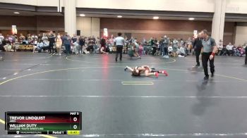 65 lbs Cons. Round 2 - William Duty, Eastside Youth Wrestling vs Trevor Lindquist, Ares