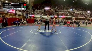 G - 100 lbs Cons. Round 2 - Kylie Aho, Glasgow Girls vs Veronica Vega, Thompson Falls / Noxon Girls