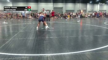 110-112 lbs Round 2 - Heavyn **Woods, El Paso Wildcats vs **Aiden Gilliam, Blackman Youth Wrestling Club