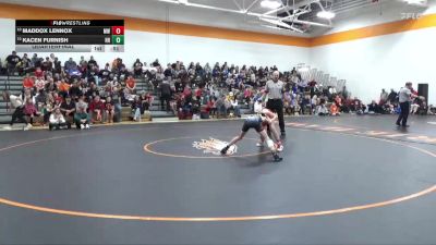 98 lbs Quarterfinal - Maddox Lennox, Marion Wolves vs Kacen Furnish, Hammerin Hawks