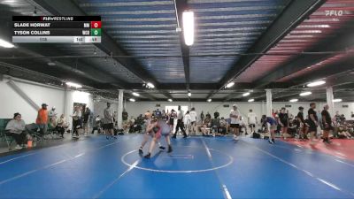 115 lbs Round 1 (6 Team) - Tyson Collins, Wrecking Crew Black vs Slade Horwat, Micky`s Maniacs