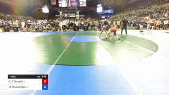 145 lbs Cons 64 #1 - Connor O'Donnell, Wisconsin vs Marley Washington, Georgia