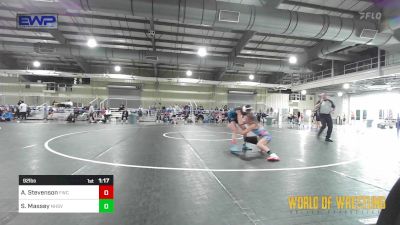 92 lbs Round Of 32 - Armani Stevenson, Fergus Wrestling Club vs Samantha Massey, New Hartford-Saquoit Valley