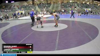 165 lbs Semifinal - Emanuel Nunez, Dallas Mat Club vs Carson Langford, Dallas Mat Club