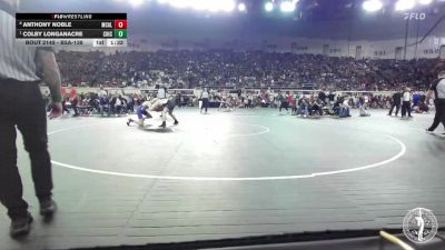 B5A-138 lbs Quarterfinal - Colby Longanacre, Chickasha/Verden vs Anthony Noble, McAlester