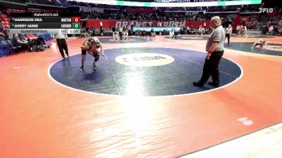 2A 126 lbs Quarterfinal - Avery Jaime, Bethalto (Civic Memorial) vs Harrison Dea, Morton