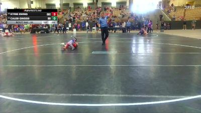 45 lbs Cons. Semi - Kyrie Ewing, Blackman Wrestling Club vs Caleb Griggs, Wildcats Wrestling