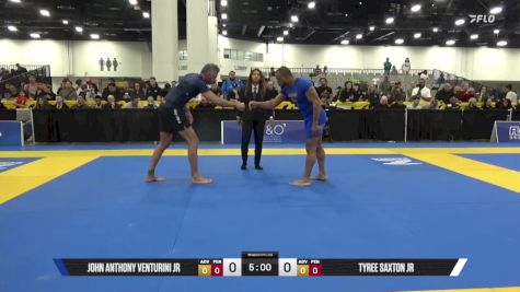 Tyree Saxton Jr vs John Anthony Venturini JR 2025 World IBJJF Jiu-Jitsu No-Gi Championship