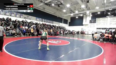 135 lbs Cons. Round 1 - Kylie Carrera, Poly/Long Beach vs Liani Mendoza, Arroyo