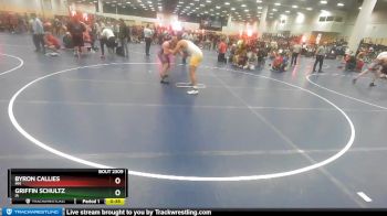 220 lbs Cons. Round 3 - Byron Callies, MN vs Griffin Schultz, IA