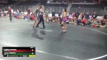 W 106 lbs Round 2 (3 Team) - Zurri Zamora, Texas vs Myah French, USA