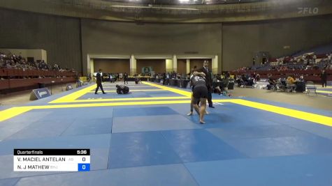VICTORIA MACIEL ANTELANTE vs NICOLE J MATHEW 2024 Pan IBJJF Jiu-Jitsu No-Gi Championship
