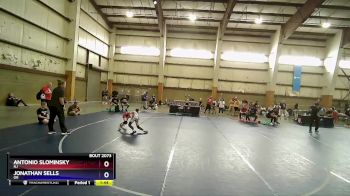 70 lbs Quarterfinal - Antonio Slominsky, NJ vs Jonathan Sells, OR