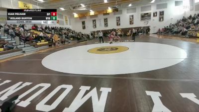 285 lbs Cons. Semi - Kian Pelham, Big Piney vs ROLAND BURTON, Wyoming Indian