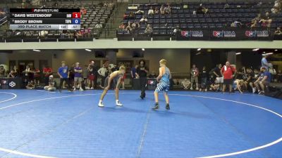 115 lbs 3rd Place Match - Davis Westendorf, Immortal Athletic WC vs Brody Brown, Team PA