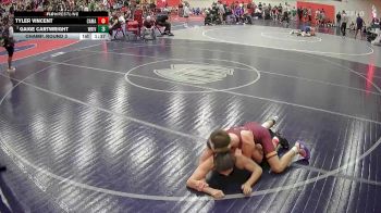 106 lbs Champ. Round 3 - Gaige Cartwright, White River vs Tyler Vincent, Camas