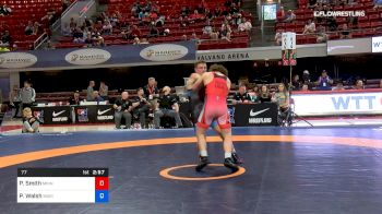 77 lbs Semifinal - Patrick Smith, Minnesota Regional Training Center vs Peyton Walsh, Marines