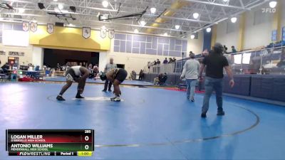 285 lbs Cons. Round 1 - Antonio Williams, Mendenhall High School vs Logan Miller, D`Iberville High School