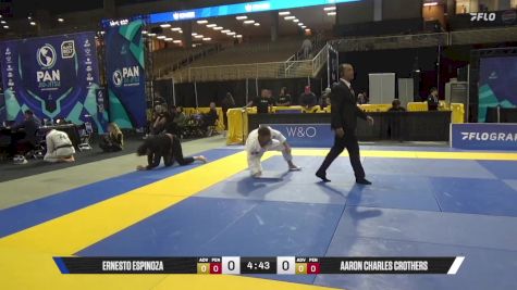 Aaron Charles Crothers vs Ernesto Espinoza 2025 Pan Jiu Jitsu IBJJF Championship