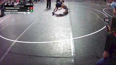 80 lbs Semifinal - Zechariah Davis, Fillmore Central vs Lucas Allison, The Best Wrestler