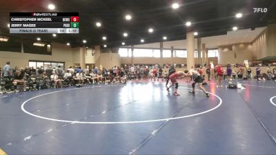 144 lbs Finals (2 Team) - Christopher McKeel, Black Creek WC vs Jerry Magee, Pod Squad