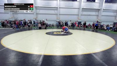 E-160 lbs Consi Of 4 - Nickolai Kaye, OH vs Cayden Bradburn, MI