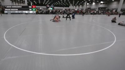 157 lbs Cons. Rd Of 16 - Drake Weston, Zumwalt Wrestling Club vs Aiden Hernandez, Team Idaho Wrestling Club