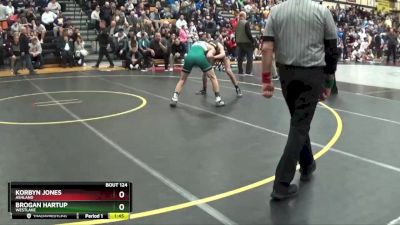 120 lbs Quarterfinal - Brogan Hartup, Westlake vs Korbyn Jones, Ashland