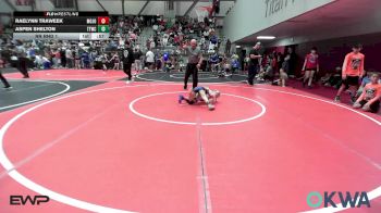 52 lbs Rr Rnd 1 - Raelynn Traweek, Mojo Grappling Academy vs Aspen Shelton, Team Tulsa Wrestling Club