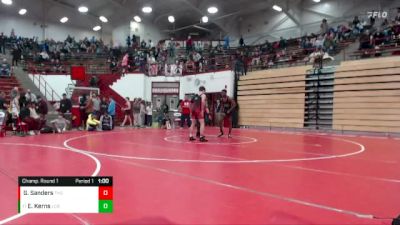 175 lbs Champ. Round 1 - Errol Kerns, Lawrence Central Bears vs Gabe Sanders, Tri-County High School
